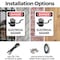 Signmission Electrical Hazard Danger Sign, Plastic, 7in W x 10in L, 2PK OS-2PACK-DS-P-710-V-1196 - alternate 4